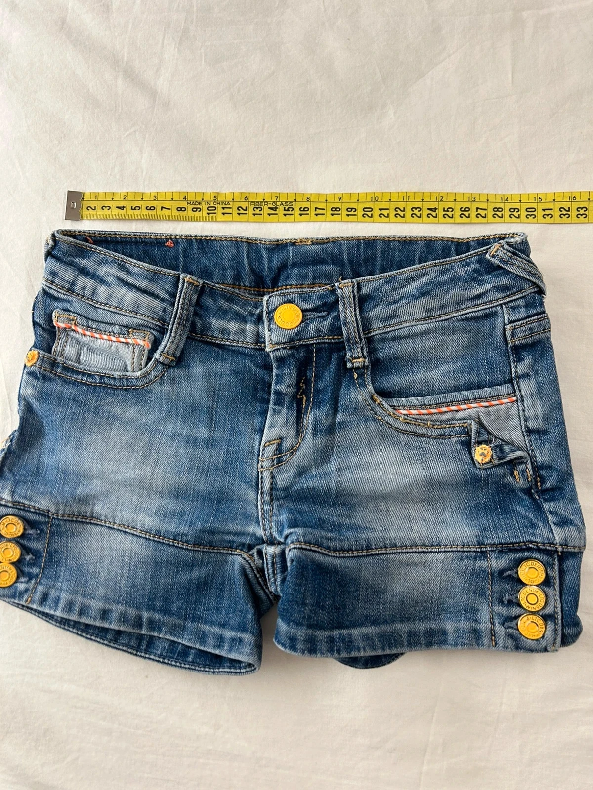 Vintage denim shorts Le Temps des Cerises – photo 2